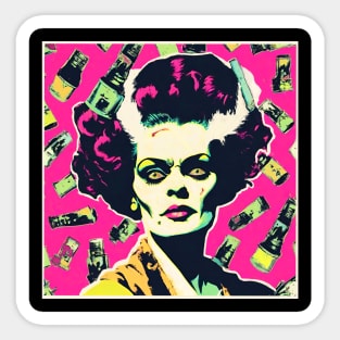 Crazy POP Bride of Frankenstein Sticker